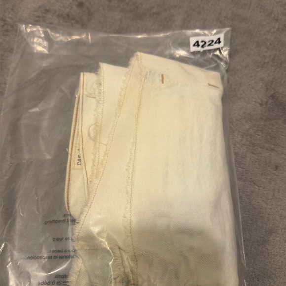 Rag & Bone Jean White Denim Cut Off Shorts Women's Size 25 Frayed Hem - Picture 10 of 10